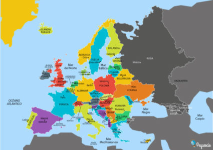 Mapas de Europa imágenes para descargar e imprimir