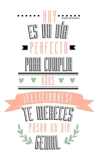 Tarjetas de Cumpleaños ∼ Imágenes y Frases de Feliz Cumpleaños