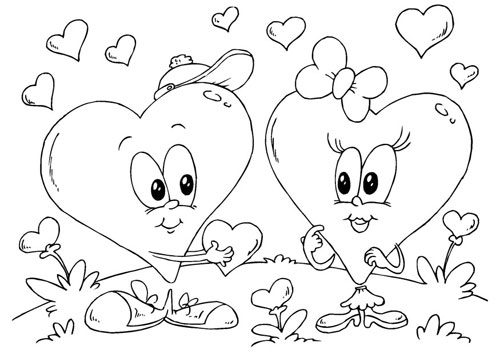 Dibujos Bonitos De Amor Dibujos Románticos Para Pintar